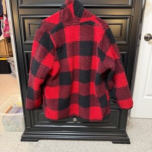 SONOMA RED & BLACK BUFFALO PLAID JACKET SIZE XXL